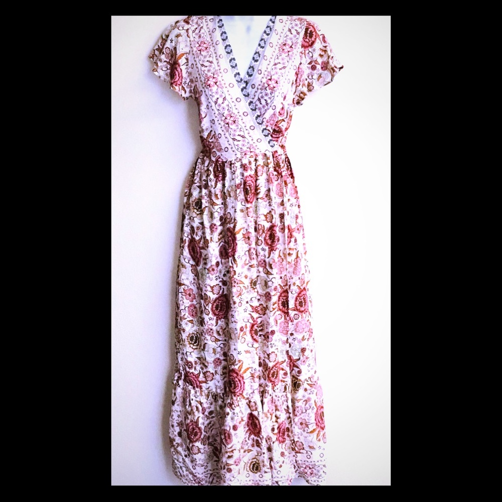 Beautiful bohemian wrap dress - Picture 5 of 10